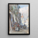 a street in Bern, Switzerland - Charles Nathaniel Worsley — framed artwork on a wall