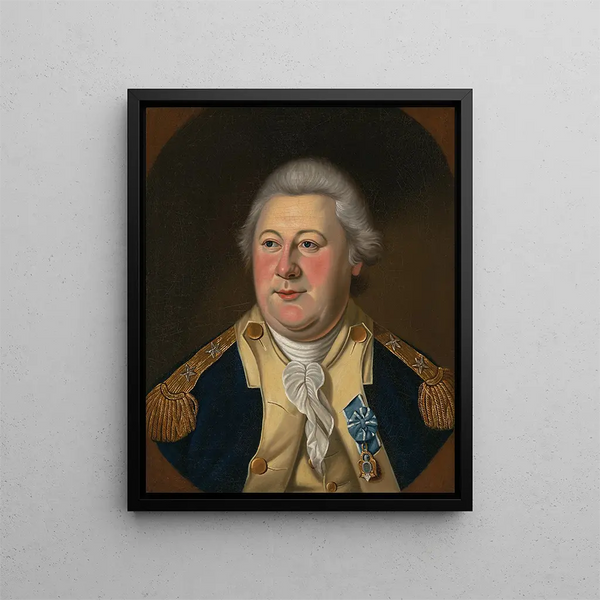 Henri Knox - Charles Peale Polk — framed artwork on a wall