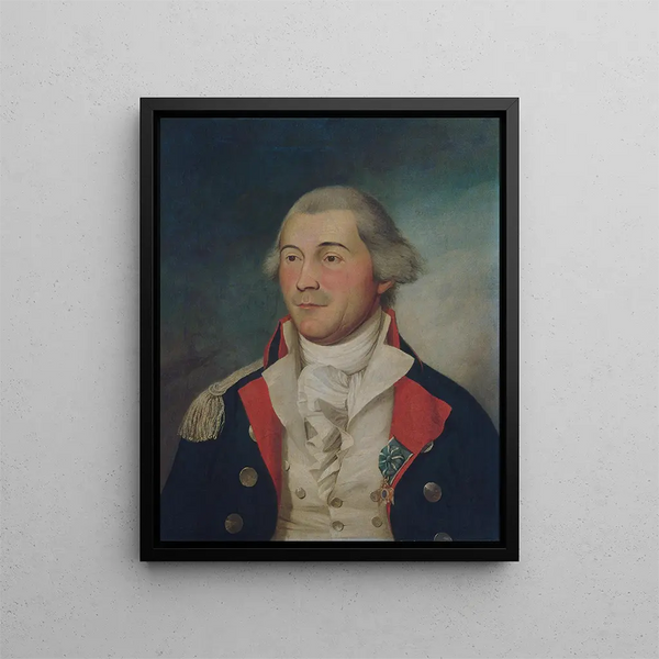 Joseph Howell Jr. - Charles Peale Polk — framed artwork on a wall
