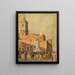Église Santo Domingo, procession de Notre-Dame du Rosaire, 1830 - Charles Pellegrini — framed artwork on a wall