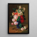 Roses dans un vase - Charles Philipard — framed artwork on a wall