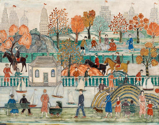 Central Park - Charles Prendergast — artwork view