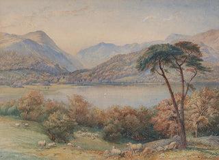 Landscape with Sheep - Charles Reginald Aston — artwork view