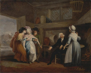 The Vicar of Wakefield, vol. II, chap. III: Olivia's Return - Charles Reuben Ryley — artwork view