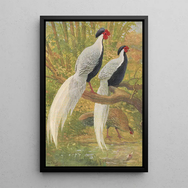 Reproduction of the painting Silver Chinese Kaleege Painting - Charles Robert Knight
