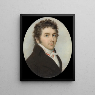 Portrait of a Gentleman - Charles Robertson — framed artwork on a wall