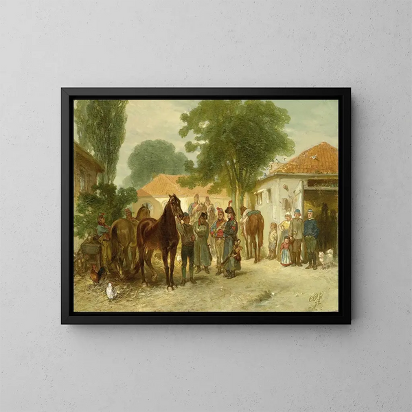 requisition - Charles Rochussen — framed artwork on a wall