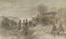 French troops crossing a frozen river - Charles Rochussen — artwork view