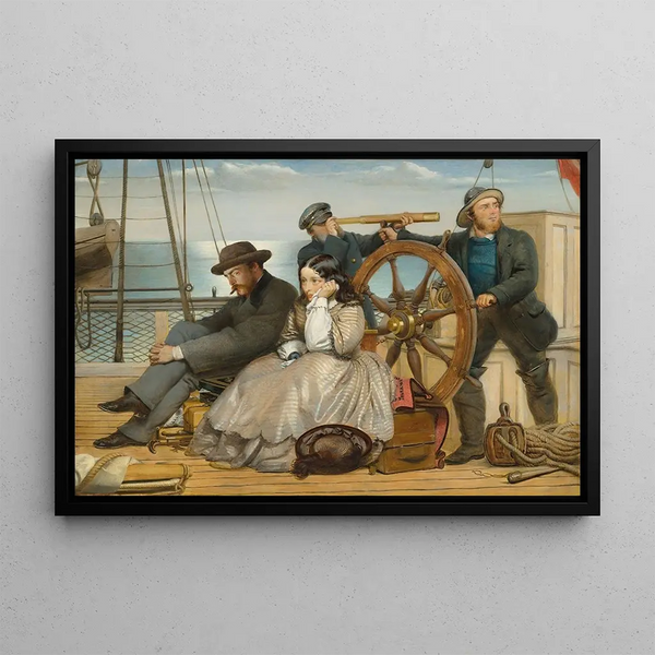 L'Évasion - Charles Rossiter — framed artwork on a wall