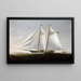 The Yacht America - Charles S. Raleigh — framed artwork on a wall