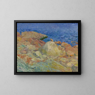 Blue Water - Charles Salis Kaelin — framed artwork on a wall