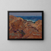 Dark Sea Painting - Charles Salis Kaelin — framed artwork on a wall