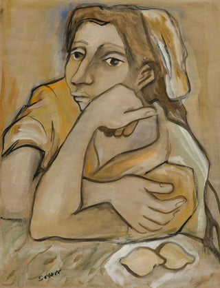 Woman and Lemons - Charles Sebree — artwork view