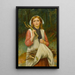 La jeune ramasseuse de fagots - Charles Sillem Lidderdale — framed artwork on a wall