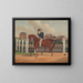 George Franklin Archer and the Archer residence - Charles Spencer Humphreys — framed artwork on a wall