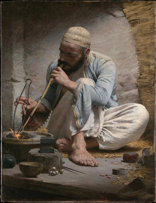 The Arab Jeweler - Charles Sprague Pearce — artwork view