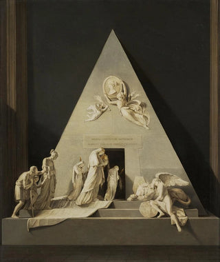 The tomb of Marie-Christine of Austria by Antonio Canova - Charles Swagers — artwork view