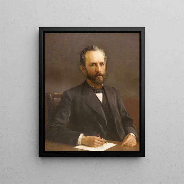 Major General Manning Ferguson Force - Charles T. Webber — framed artwork on a wall