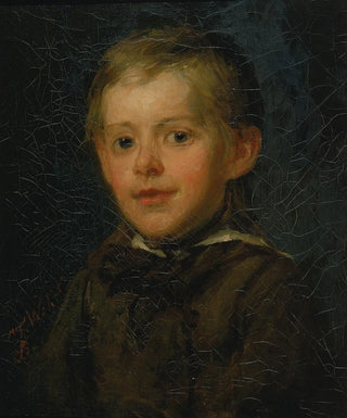 Portrait of a boy - Charles T. Webber — artwork view