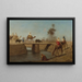a high bridge in Egypt - Charles Théodore Frère — framed artwork on a wall