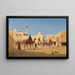 Une Place à Beyrouth - Charles Théodore Frère — framed artwork on a wall