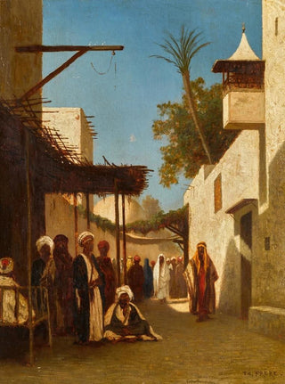 A Street in Damascus - Charles Théodore Frère — artwork view