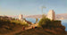 Promenade près de Rumeli Hisari, Constantinople - Charles Théodore Frère — artwork view