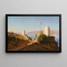 Promenade près de Rumeli Hisari, Constantinople - Charles Théodore Frère — framed artwork on a wall