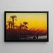 Sunset on the Nile - Charles Théodore Frère — framed artwork on a wall