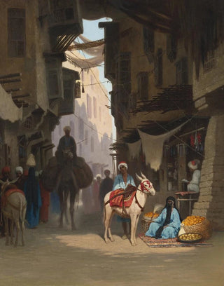 The Souk - Charles Théodore Frère — artwork view
