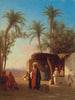 Village dans le désert algérien - Charles Théodore Frère — artwork view