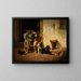 Dog Team - Charles Thomas — framed artwork on a wall