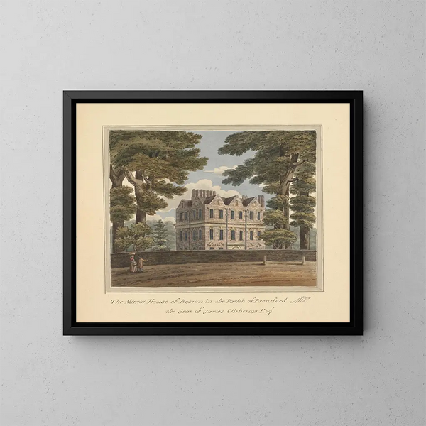 Manor of Boston, Brentford, Middlesex - Charles Tomkins — framed artwork on a wall