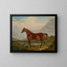 A chestnut hunting horse belonging to Richard Tiltey - Charles Towne — framed artwork on a wall