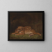 Tigers - Charles Towne — framed artwork on a wall
