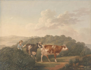 Woman with Livestock - Charles Towne — artwork view