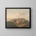 Woman with Livestock - Charles Towne — framed artwork on a wall