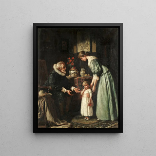 Do not be shy - Charles Trevor Garland — framed artwork on a wall