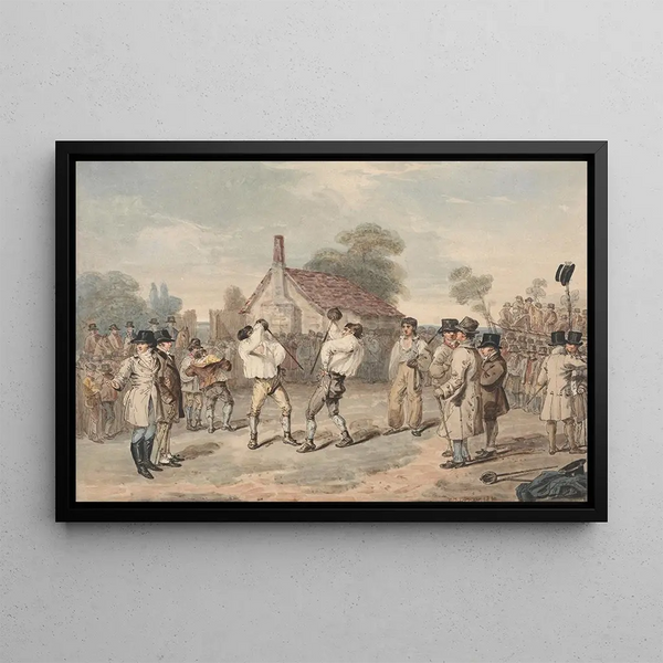 Swords - Charles Turner — framed artwork on a wall