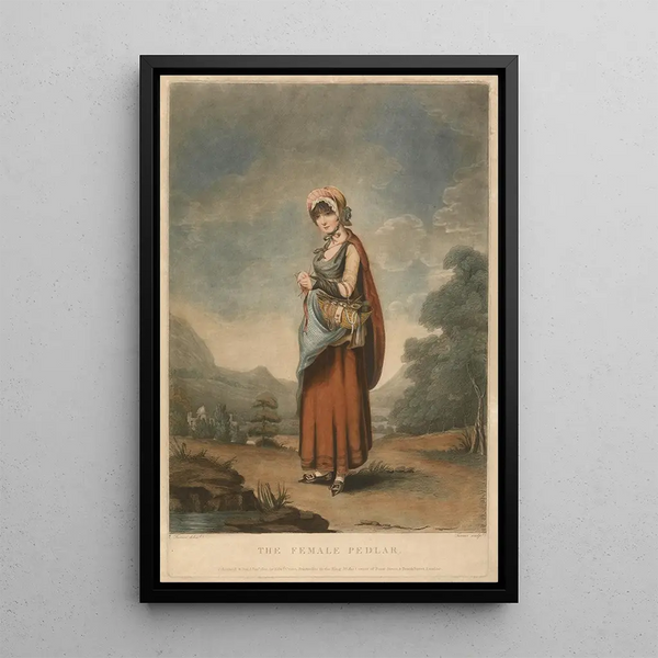 Reproduction of the painting La marchande ambulante - Charles Turner