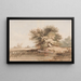 The Eel Catcher - Charles Turner Warren — framed artwork on a wall