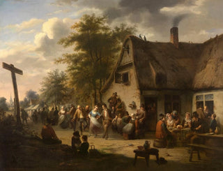 Flemish Fair Painting - Charles Venneman — artwork view