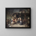 Passer la bougie - Charles Venneman — framed artwork on a wall