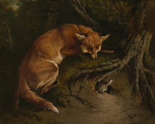 Hunting - Charles Verlat — artwork view