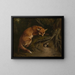 Hunting - Charles Verlat — framed artwork on a wall
