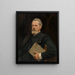The painter Derickx - Charles Verlat — framed artwork on a wall