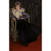 Reproduction of the painting Young lady in an armchair - Charles Vetter