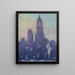Les premières lumières - Charles Vezin — framed artwork on a wall