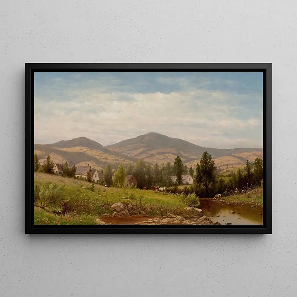 W near Williamstown, Berkshire County, Massachusetts - Charles W. Knapp — framed artwork on a wall