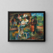 Les Amoureux au bouquet - Charles Walch — framed artwork on a wall